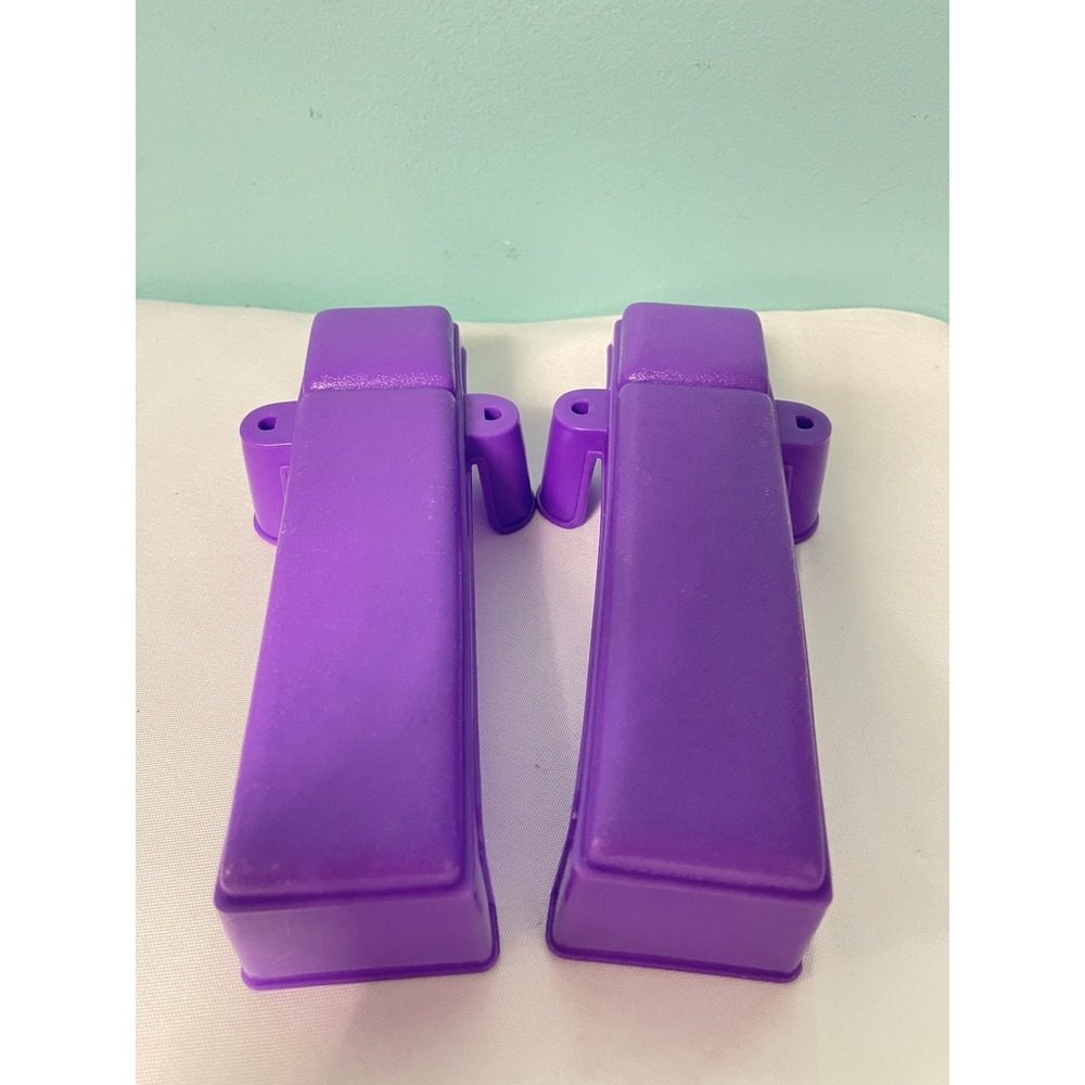 1993 Barbie 2Weight Bench Purple Replacement Part Exercise Fitness Gym Accessory